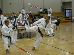 Kumite continues at Tourney
